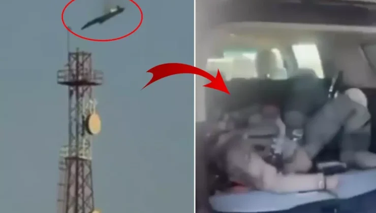 Düşen uçak ABD’ye ait çıktı, pilot son anda atlayarak kurtuldu