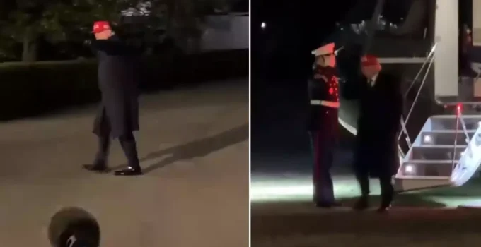 Trump "Hedefiniz nedir Başkan?" sorusunu yanıtsız bıraktı